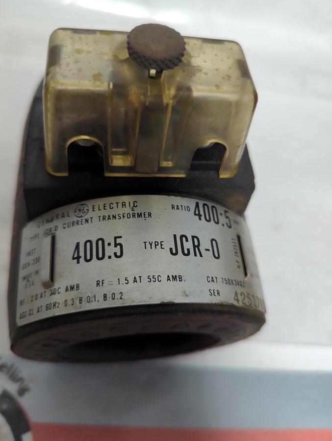 Used GENERAL ELECTRIC,750X34G2,TYPE JCR-0 CURRENT TRANSFORMER PRE-OWNED