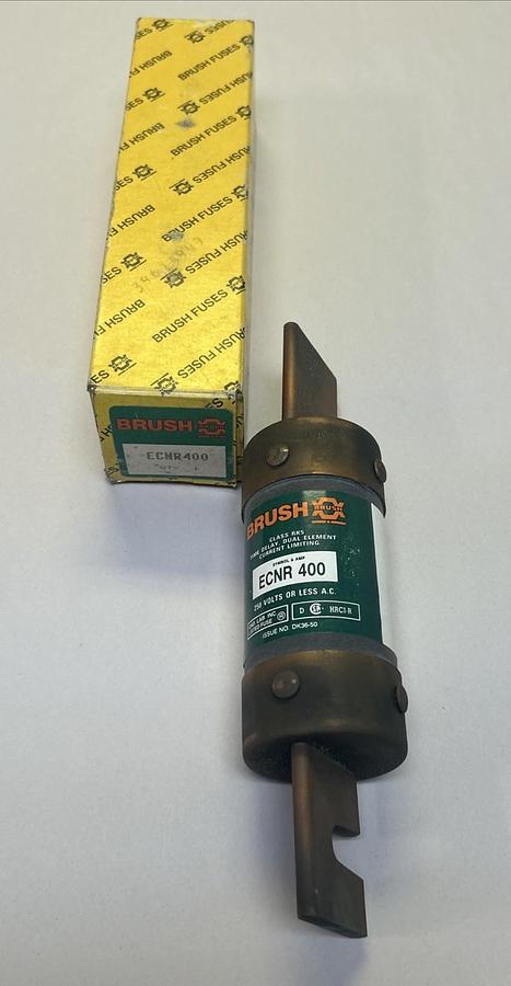 BRUSH,ECNR400,FUSE 400A 250V NOS