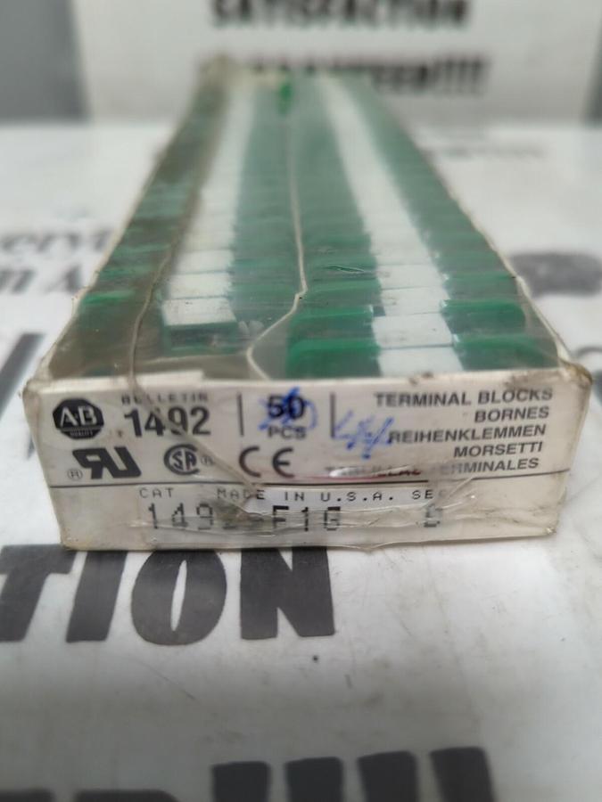 ALLEN BRADLEY,1492-F1G,SERIES-B TERMINAL BLOCKS LOT OF 44 NOS