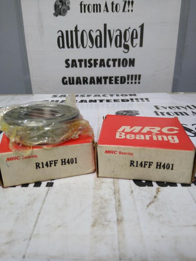 Used MRC,R14FF H401,Deep Groove Ball Bearing Lot of 2 NOS