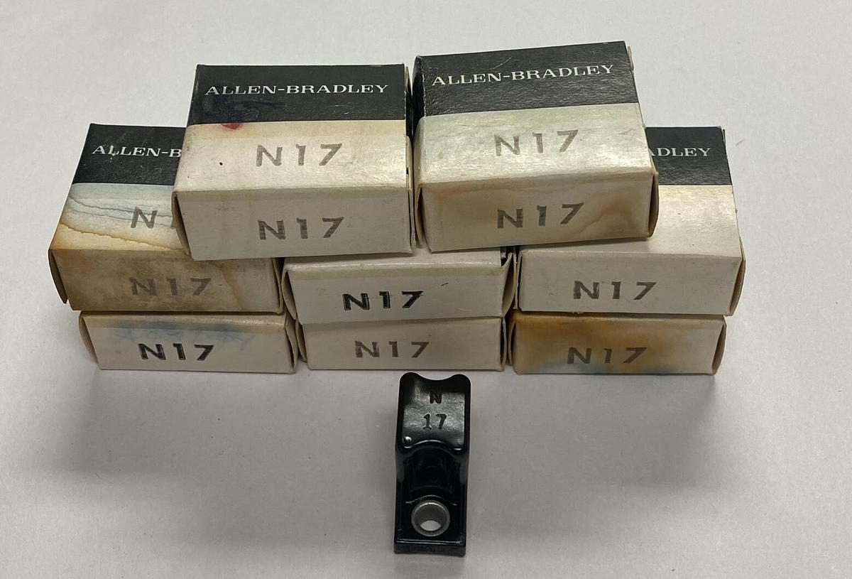 ALLEN BRADLEY,N17,OVERLOAD RELAY HEATER ELEMENT LOT OF 8 NOS