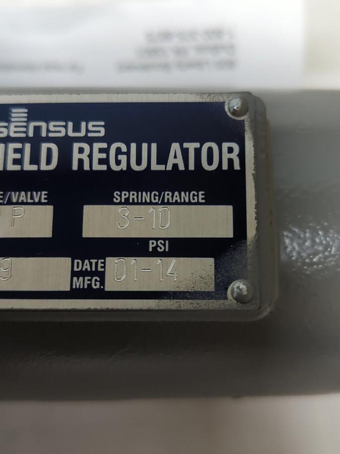 SENSUS,046-2,FIELD REGULATOR 18P ORRIFICE VALVE 500 PSI NOS