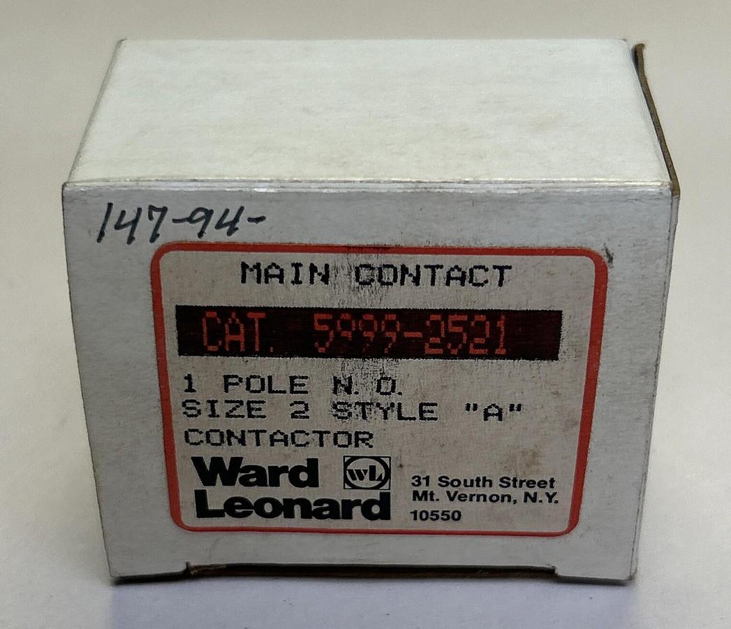 WARD LEONARD,5999-2521,CONTACT KIT 1P SIZE 2 NOS