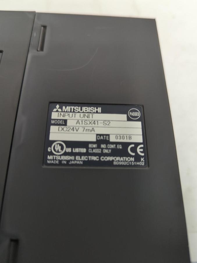 Used MITSUBISHI,A1SX41-S2,INPUT UNIT MODULE PRE-OWNED