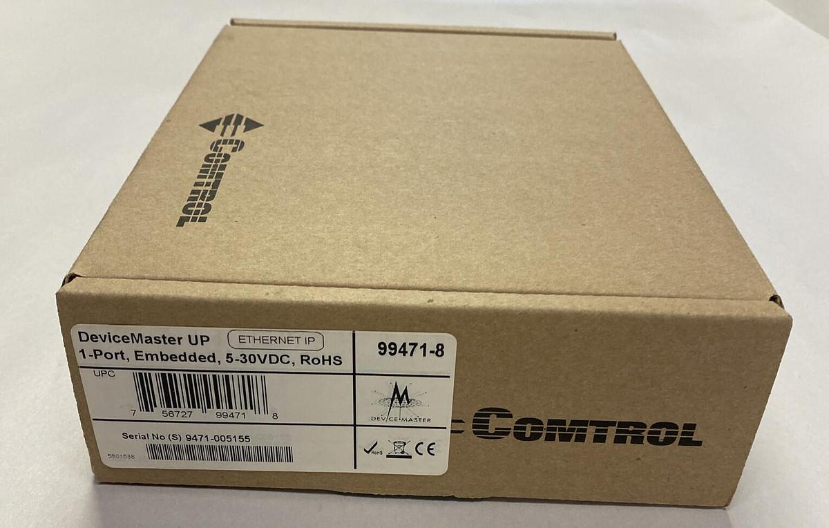 Used COMTROL,99471-8,DEVICEMASTER UP EMBEDDED ETHERNET IP MODULE NEW SEALED