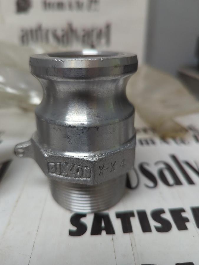 DIXON,X-X-4 F150,1-1/2 INCH MALE ADAPTER X MALE NPT LOT OF 2 NOS