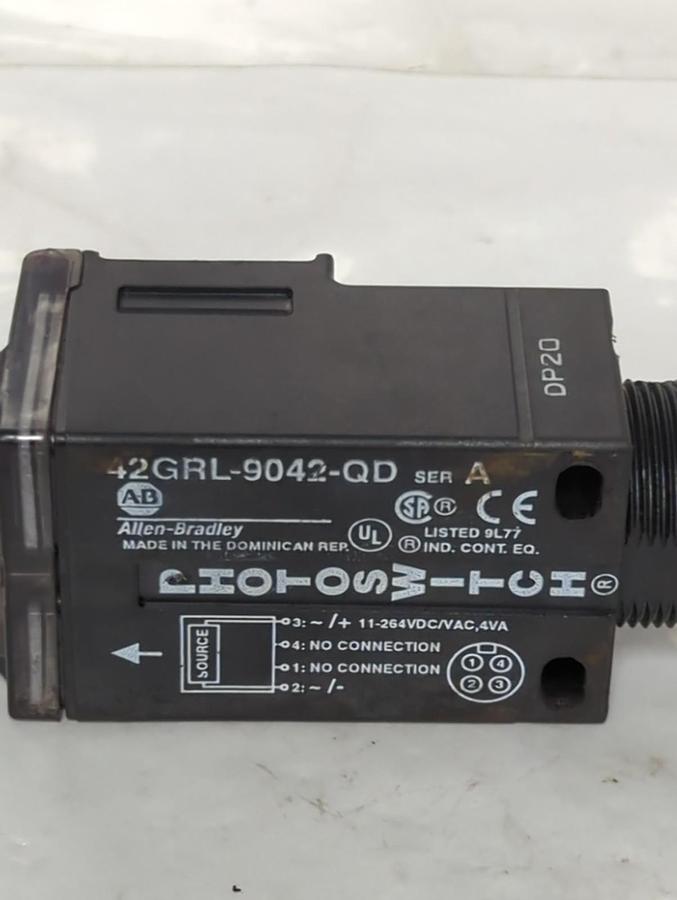 Used ALLEN BRADLEY,42GRL-9042-QD,SENSOR SERIES A PRE-OWNED