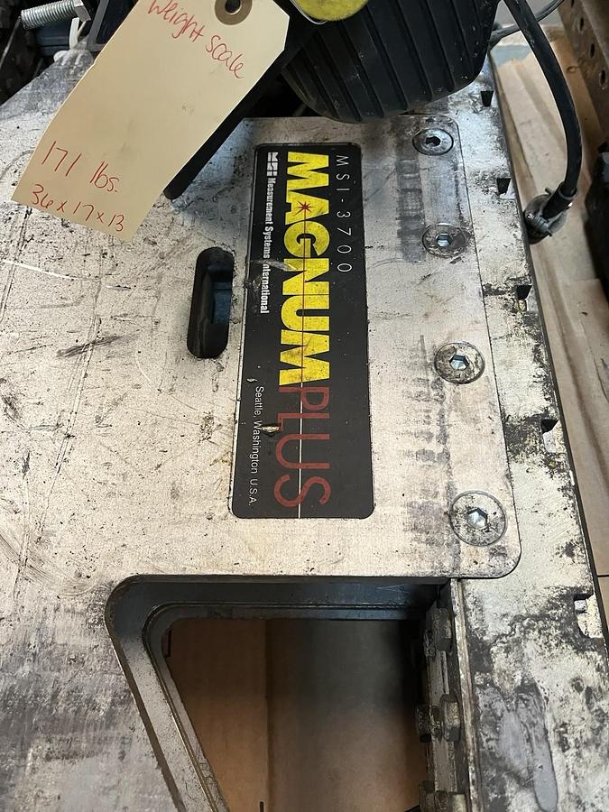 Used MSI,3700,MAGNUM PLUS FORKLIFT WEIGH SCALE MSI 3650 SCALE 5K LB CAPACITY