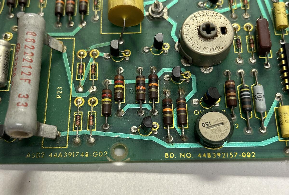 Used GENERAL ELECTRIC,44A391748-G02 ASD2, BOARD