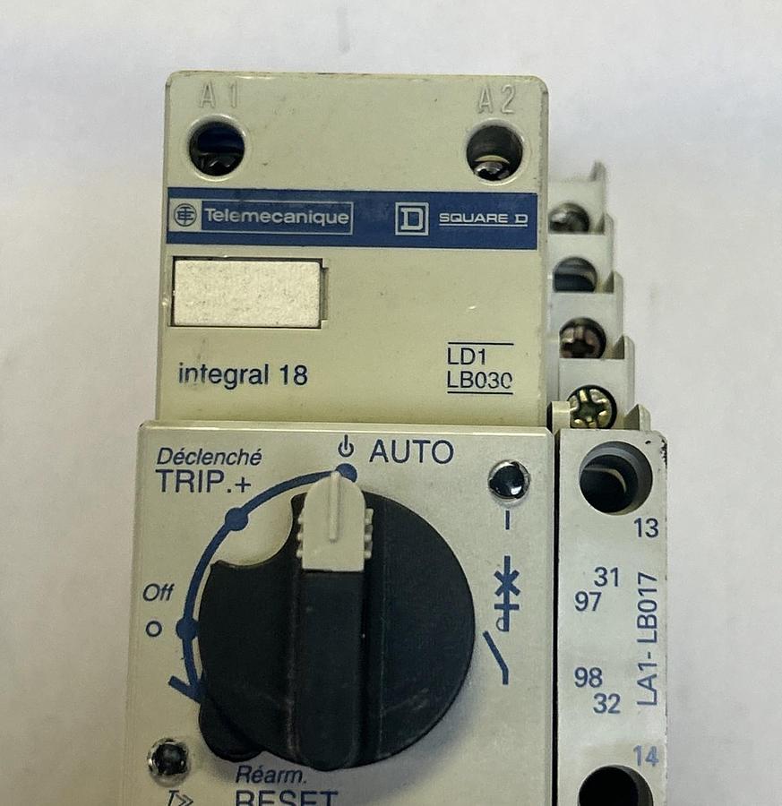 Used TELEMECANIQUE,LD1LB030,MOTOR CONTROLLER / STARTER