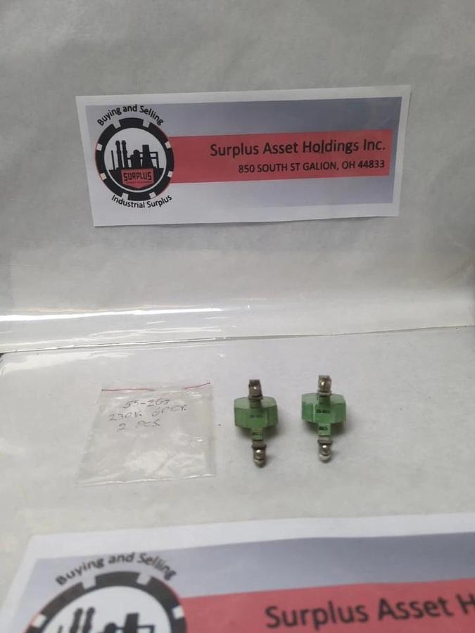 Used GENERAL ELECTRIC,55-1G3,COIL 230V 60CY LOT OF 2 PRE-OWNED