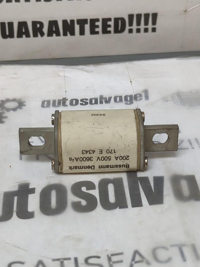 BUSSMANN DENMARK,170E,200A/500V FUSE  3600A2S NOS