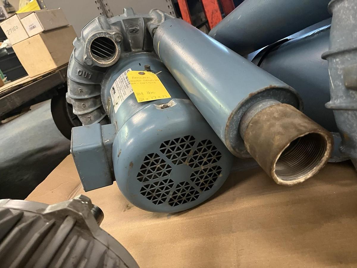 Used AMETEK,DR6D89,REGENERATIVE BLOWER 5HP 3PH