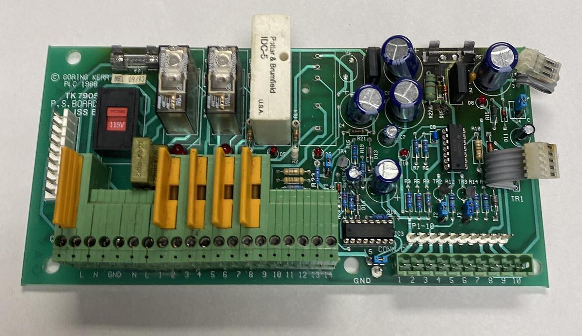 Used GORING KERR,TK-7905,POWER SUPPLY PC BOARD