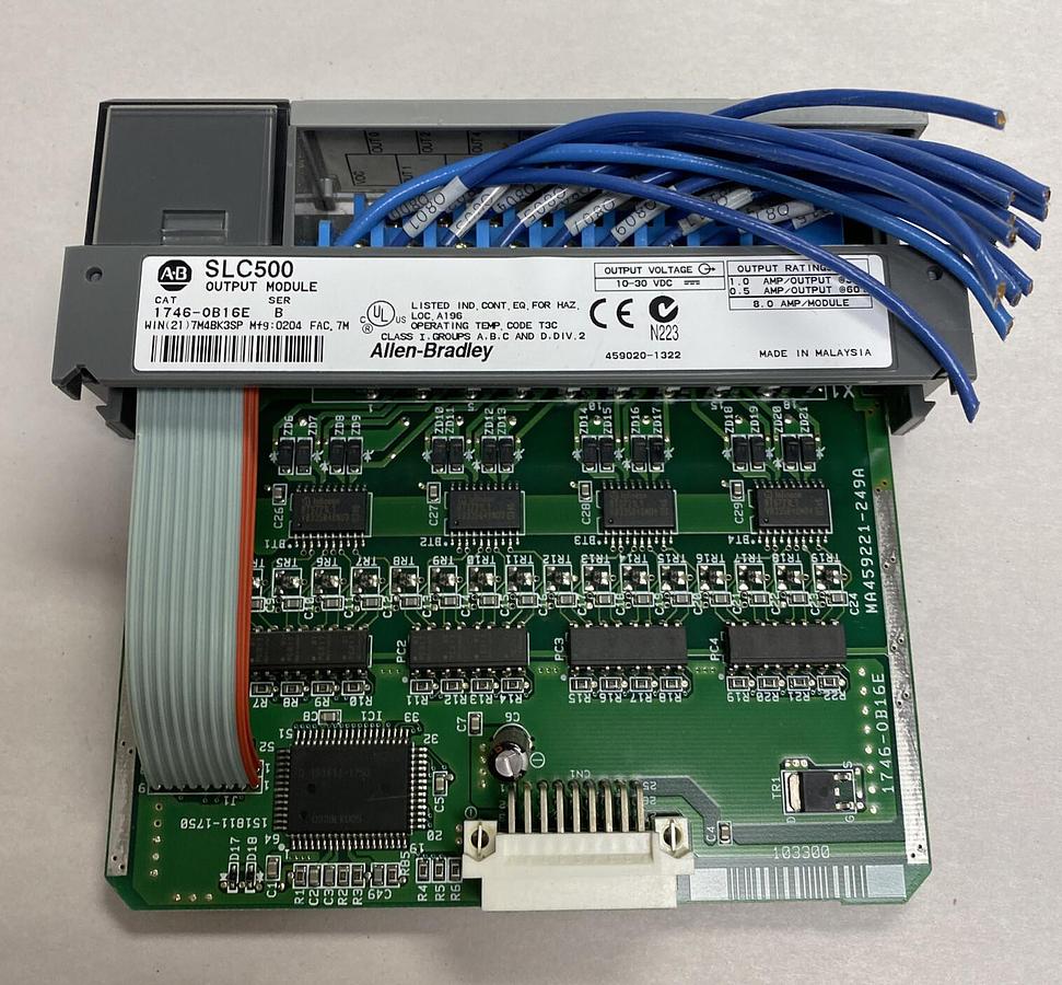 Used Allen-Bradley,1746-OB16E SLC500,Output Module
