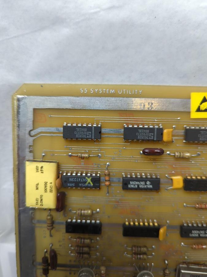 Used BENDIX,3729047,S5 SYSTEM UTILITY CIRCUIT BOARD PRE-OWNED