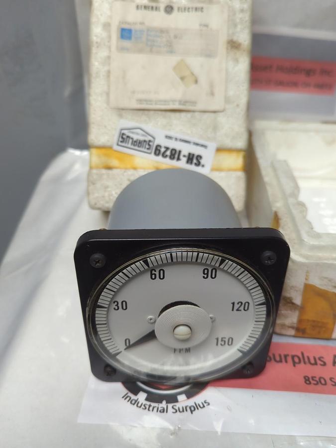 GE,0-150,AMMETER 0-150 FPM NOS