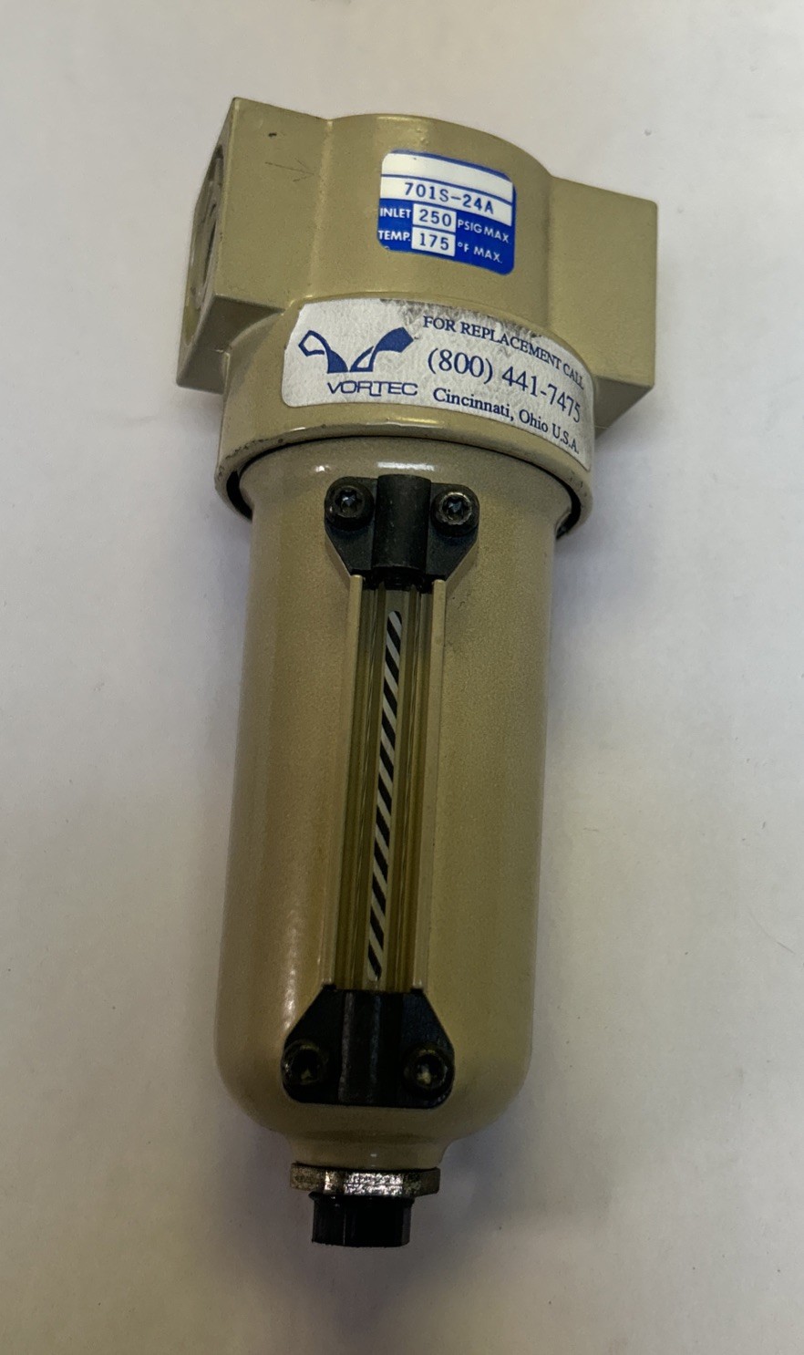 Used VORTEC,701S-24A,PNEUMATIC FILTER