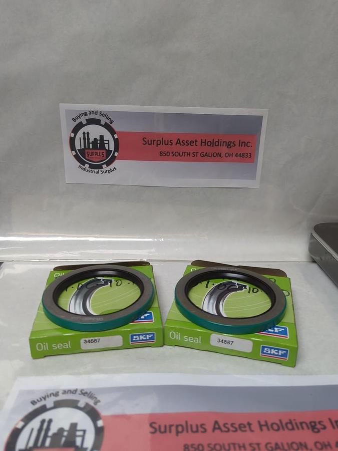 SKF,34887,OIL SEAL LOT OF 2 NOS