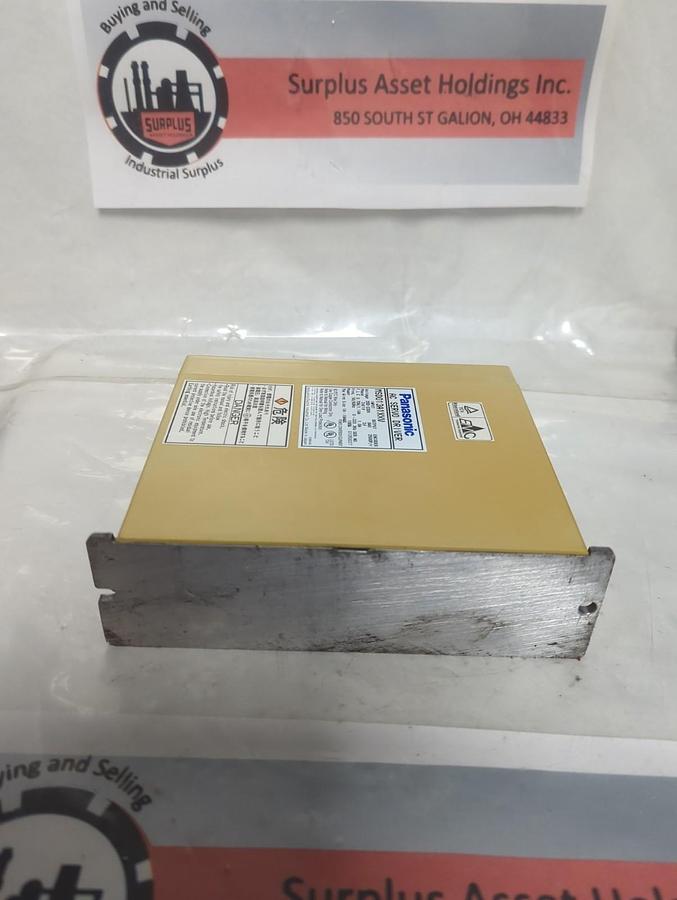 Used PANASONIC,MSD 013A1XXV,AC SERVO DRIVER 200V 100W PRE-OWNED