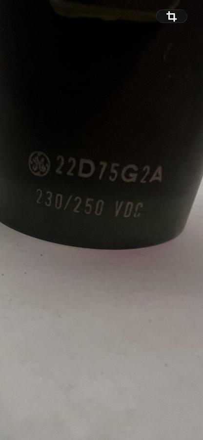 GE,22D75G2A,COIL 230/250VDC