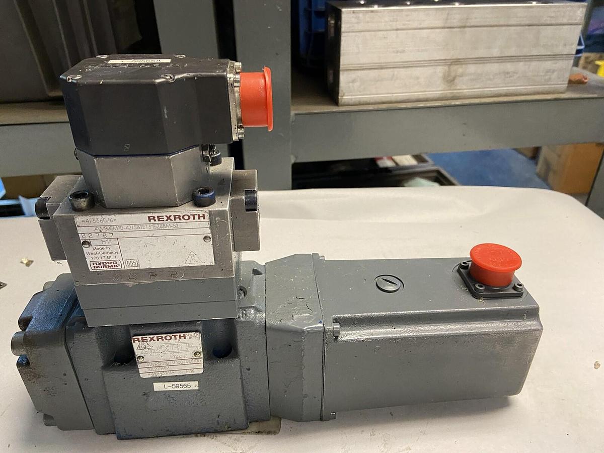 Used Rexroth,4WRD-10-100-41/10L2Z9/M,Hydraulic Proportional Servo Valve 4WS2EM10-42
