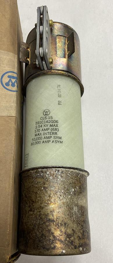 Westinghouse,CLS-15,Fuse STYLE 591C142G06 2.54KV Amps 170