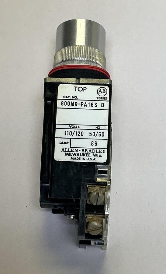 ALLEN-BRADLEY,800MR-PA16S,GREEN PUSH BUTTON NOS