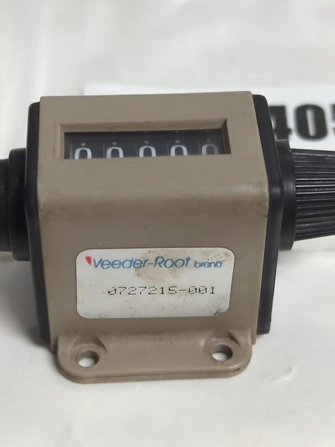 Used VEEDER ROOT,0727215-001,PANEL METER 5-DIGIT DIGITAL COUNTER PRE-OWNED