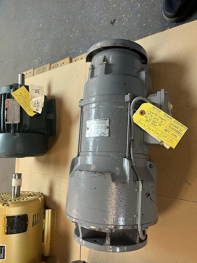 Used POTAIN,E-03439-23,ASYCHRONOUS CRANE MOTOR SERIES 18 3PH 380V Nm 50
