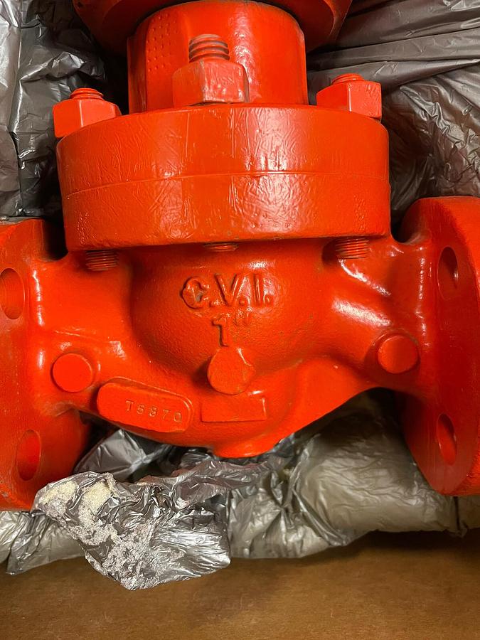 Used COPES VULCAN,V-40,1 INCH ACTUATOR VALVE CLASS 300 WCB