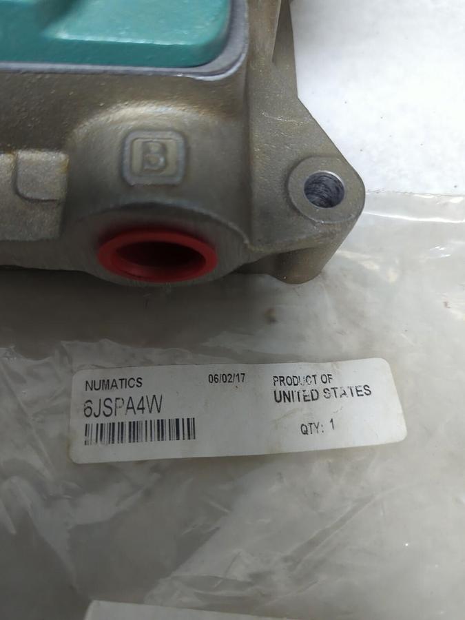 NUMATICS,6JSPA4W,PNEUMATIC SOLENOID 120V-60HZ 115V-50HZ MISSING BOX NOS