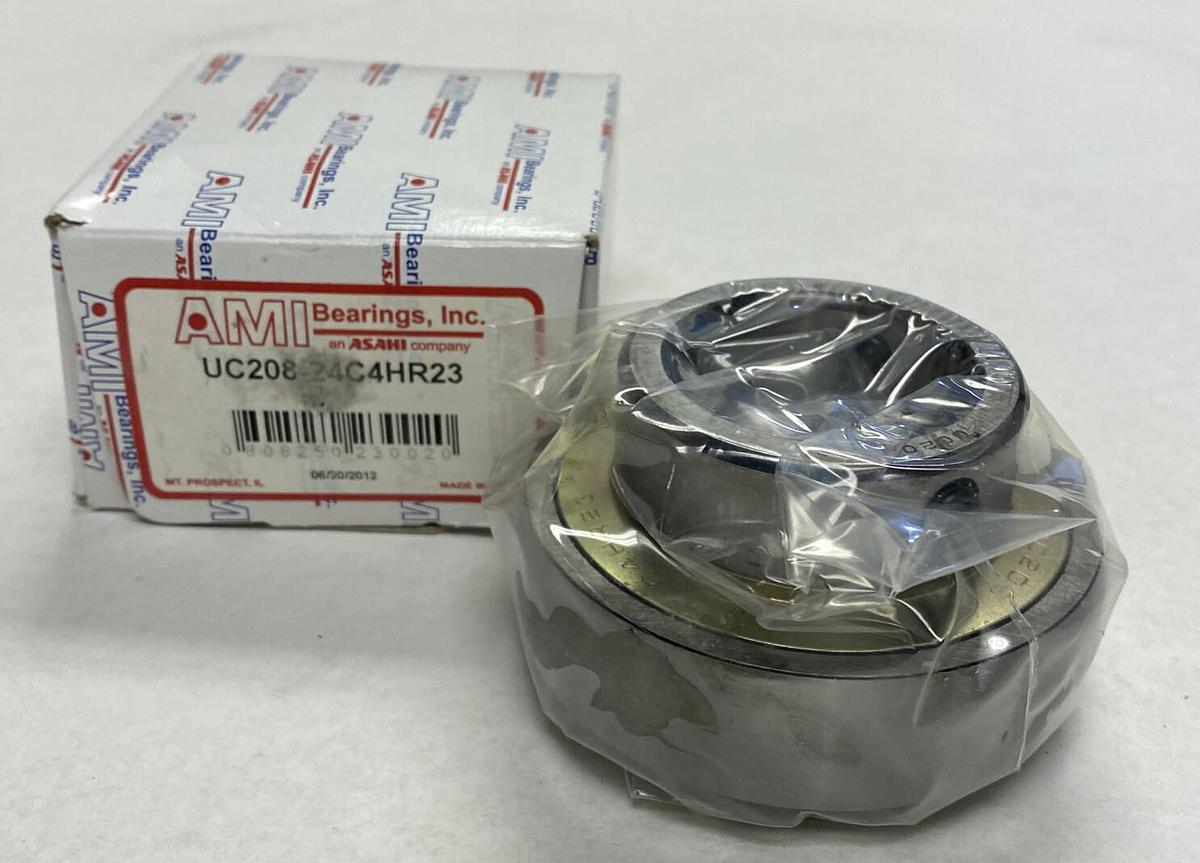 Used AMI BEARINGS,UC208-24C4HR23,BALL INSERT BEARING NEW