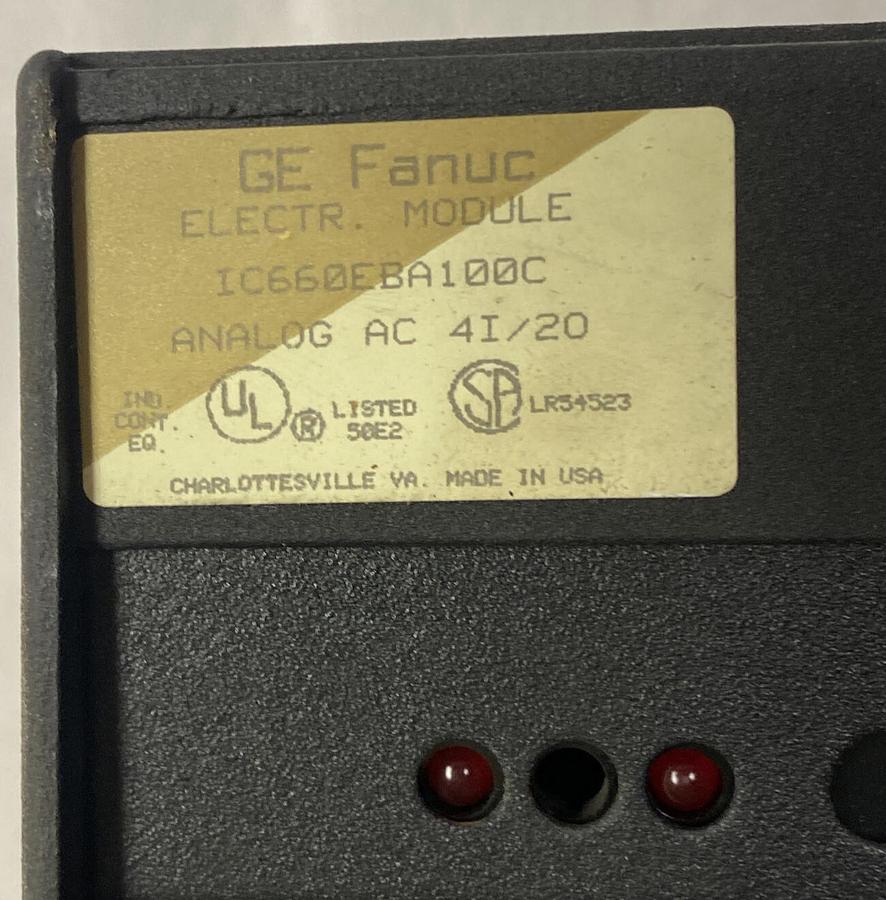 Used GE FANUC,IC660EBA100C,ANALOG MODULE