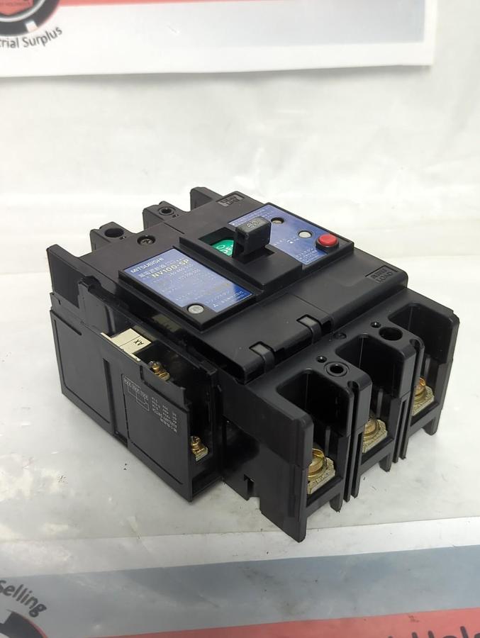 Used MITSUBISHI,NV100-SP,CIRCUIT BREAKER 60 AMP 3-POLE PRE-OWNED
