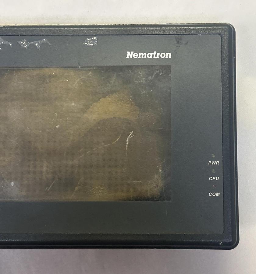 Used NEMATRON,PV-570S,COLOR TOUCHSCREEN INTERFACE PANEL