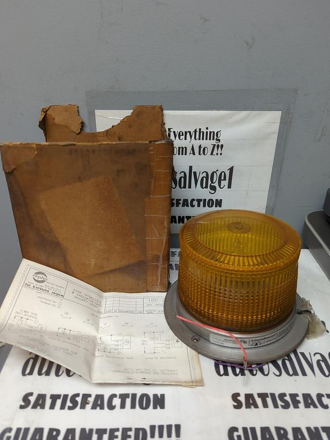 EDWARDS,56 A-E1,ADAPTABEACON 12VDC/2A NOS