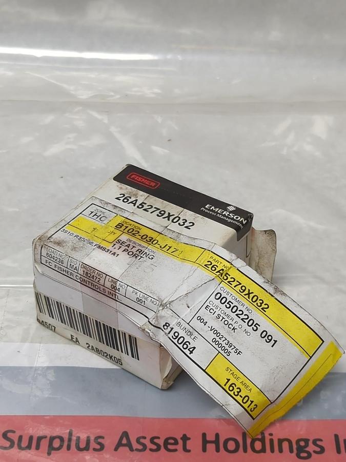 EMERSON/FISHER,26A5279X032,SEAT RING 1 INCH PORT NOS