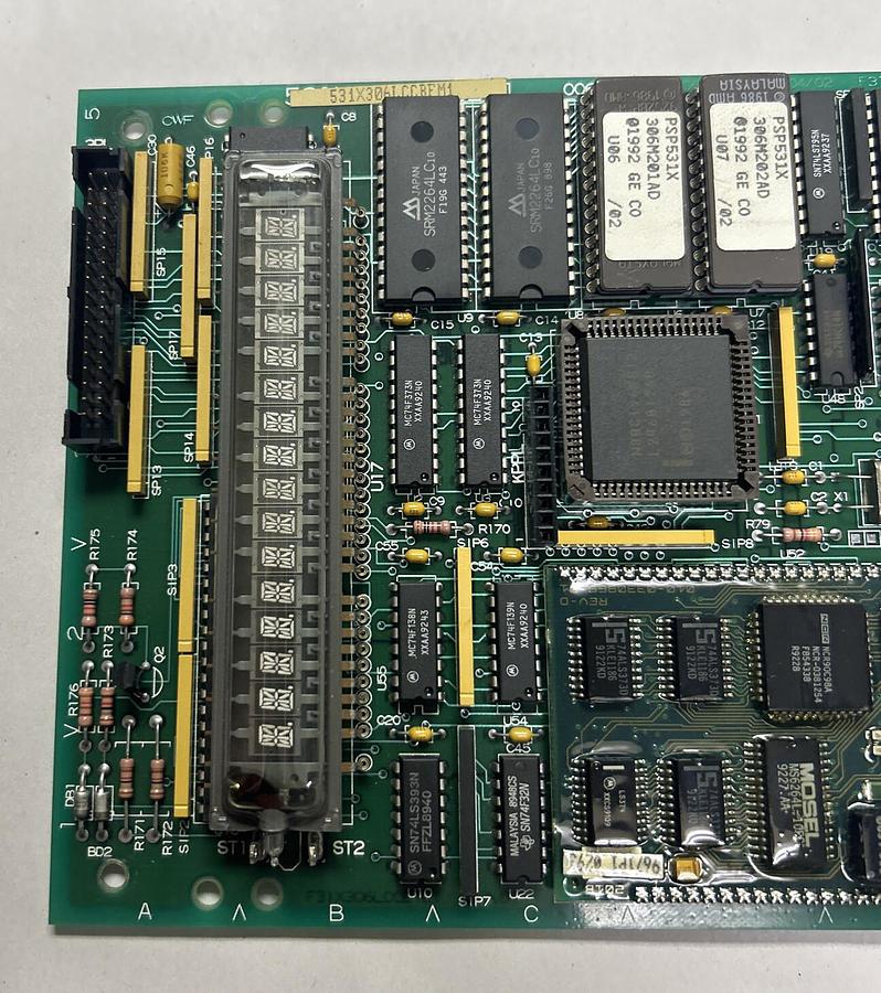 Used GENERAL ELECTRIC,531X306LCCBFM1,DISPLAY DRIVE CONTROL BOARD