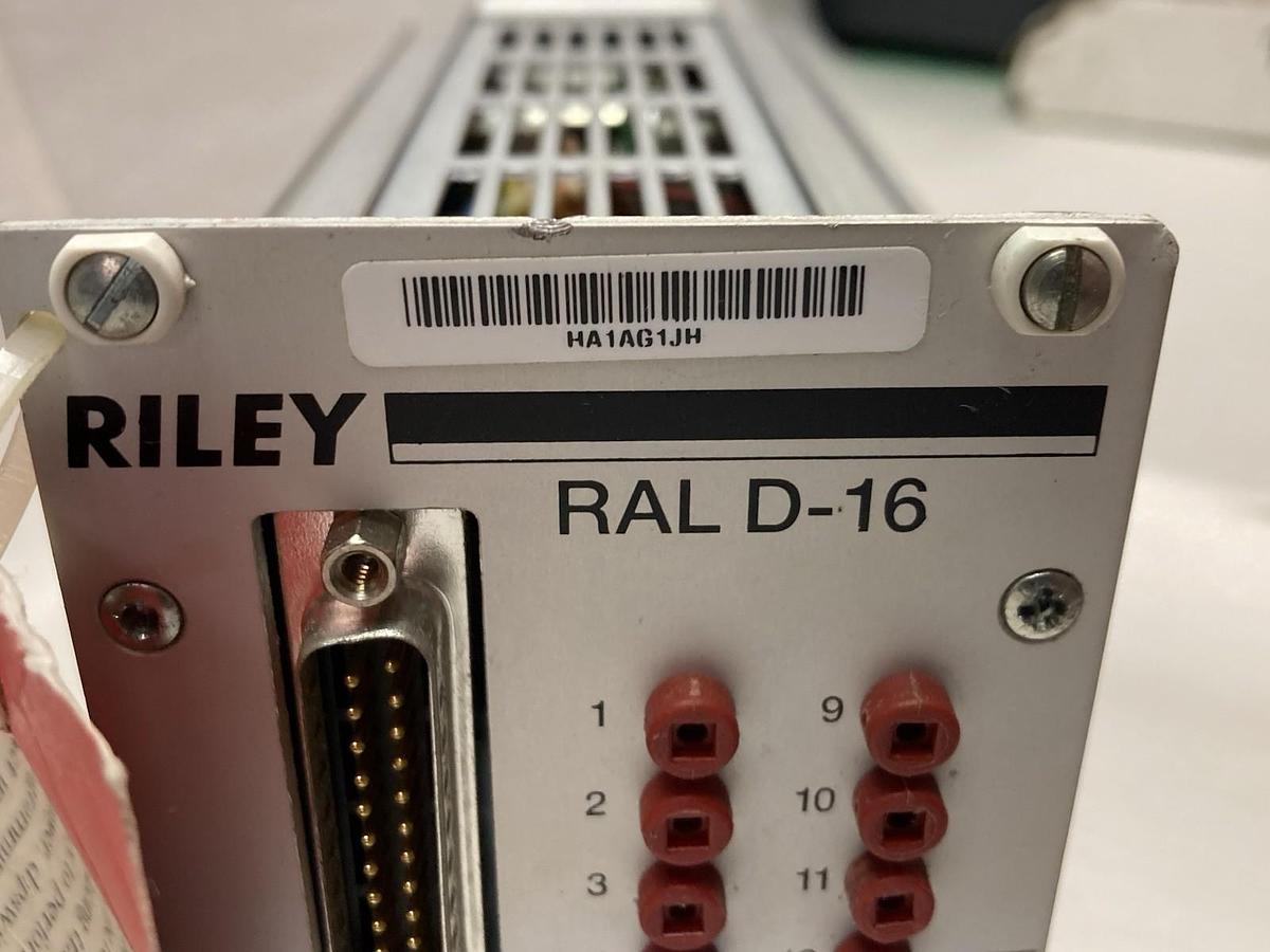 Used Riley,RAL D-16,Vibration Controller