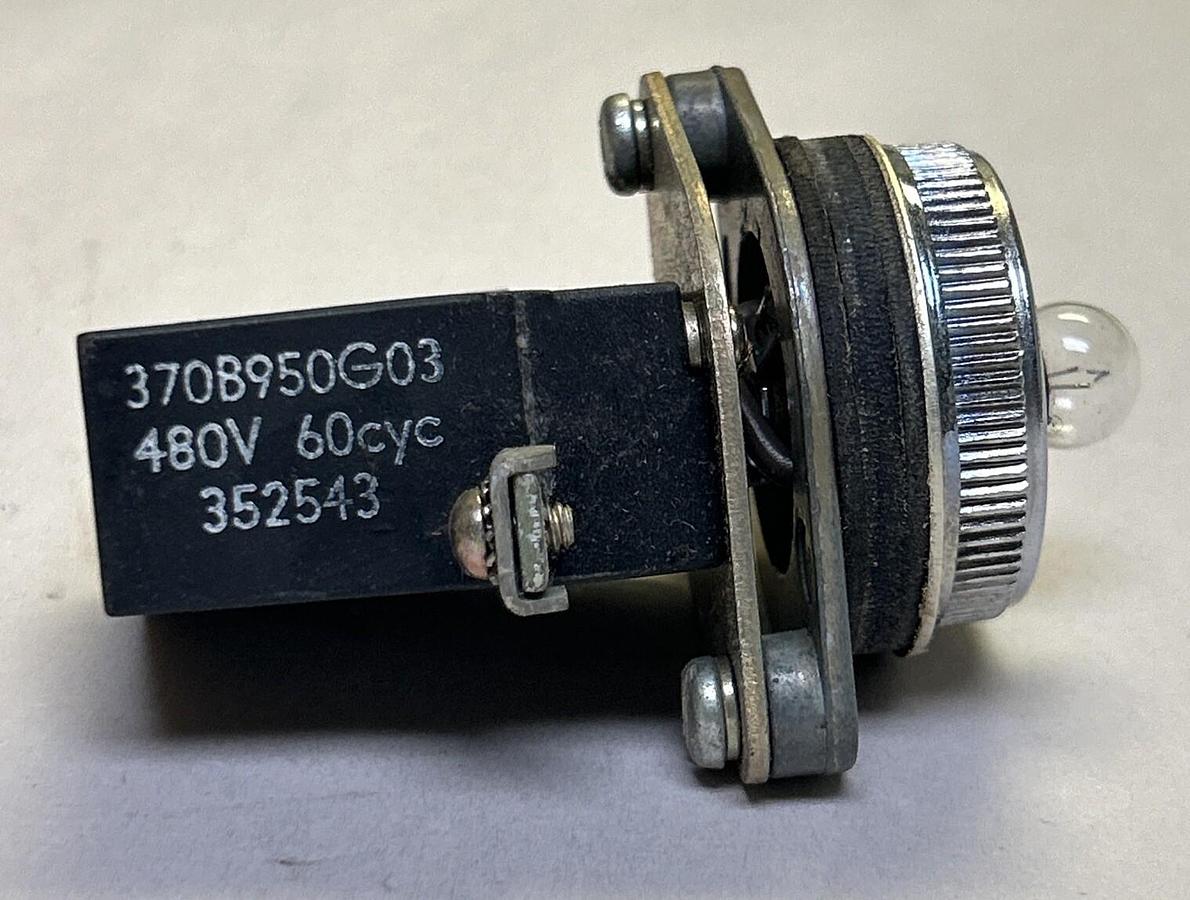 WESTINGHOUSE,370B950G03,PILOT LIGHT 480V 60CY NOS