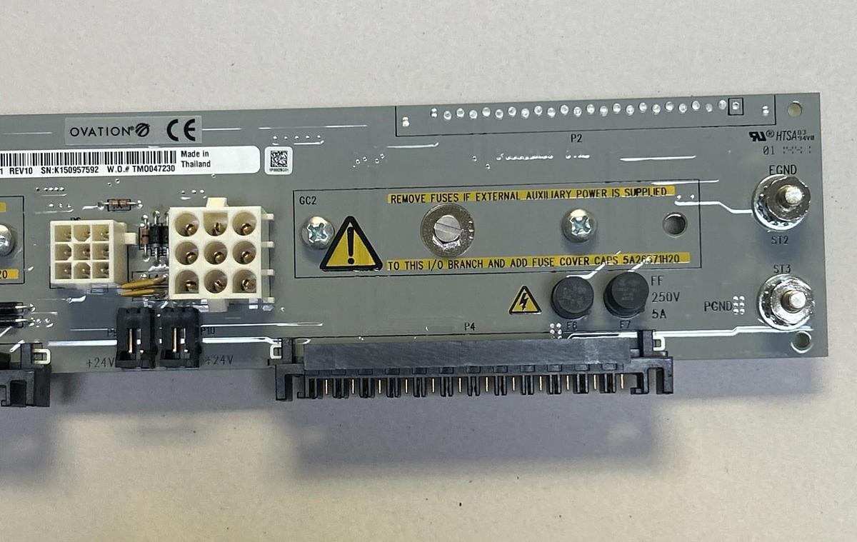 OVATION,1P00028G01,LOCAL I/O TRANSITION PANEL NOS