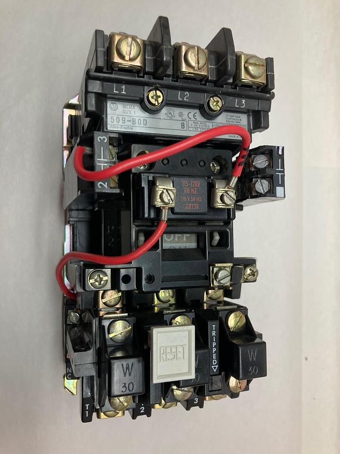 Allen-Bradley,509-B0D,Motor Starter Ser B NEMA SIZE 1