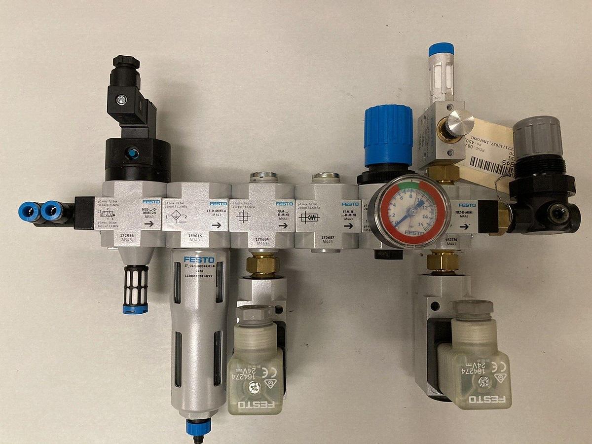 Festo, FRZ-D-Mini Series, 1/4 INCH Ports Pressure Regulator Solenoid Valve