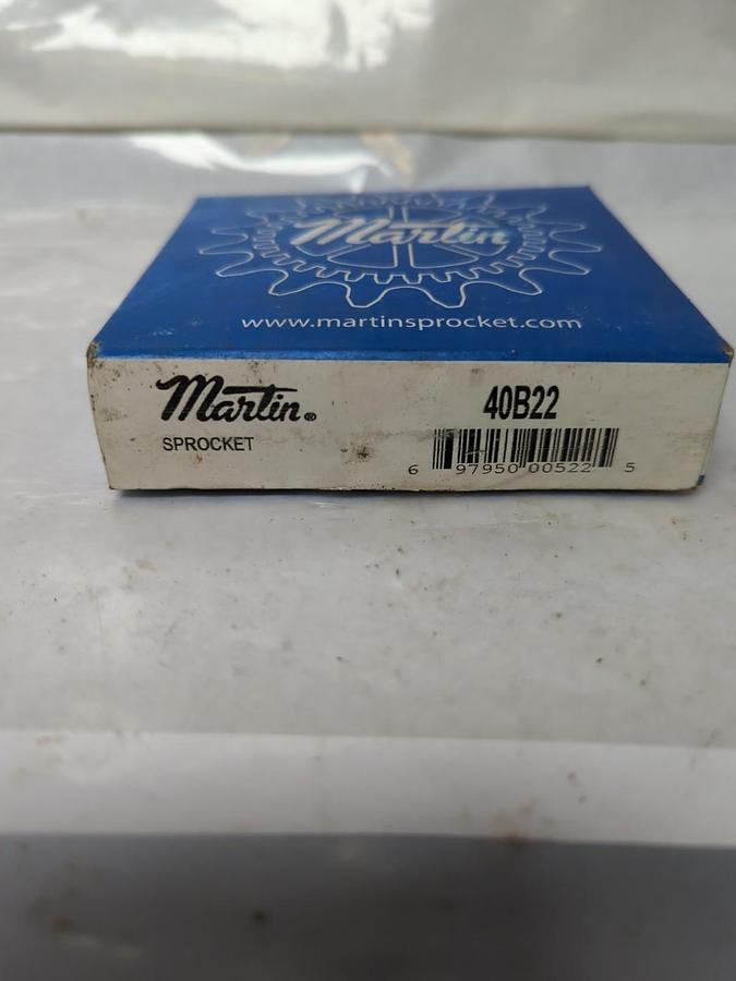 MARTIN,40B22,SPROCKET 40 CHAIN 22 TEETH NOS