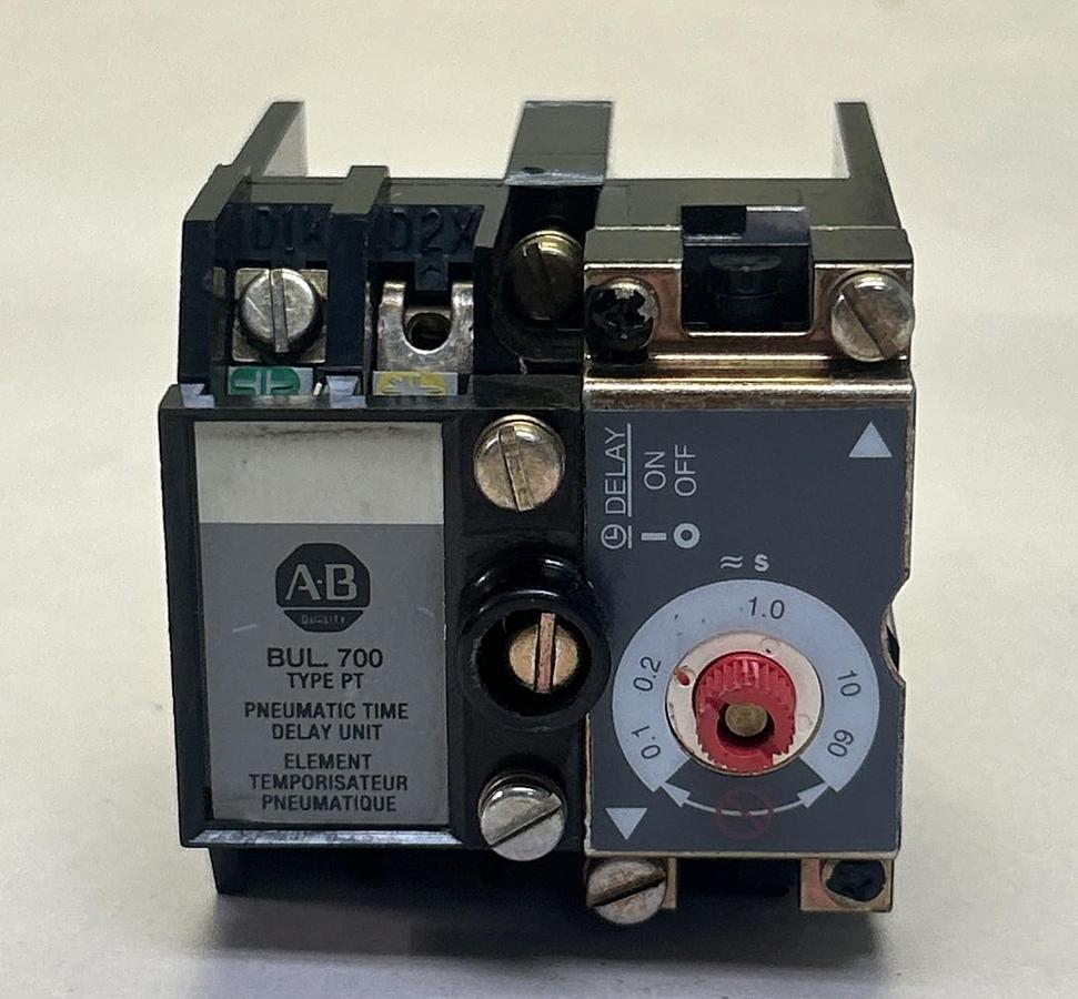 Used ALLEN BRADLEY,700-PT,PNEUMATIC TIME DELAY UNIT