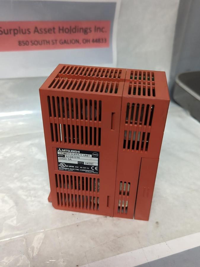 Used MITSUBISHI,A1S61PN,POWER SUPPLY UNIT 100-240VAC PRE-OWNED
