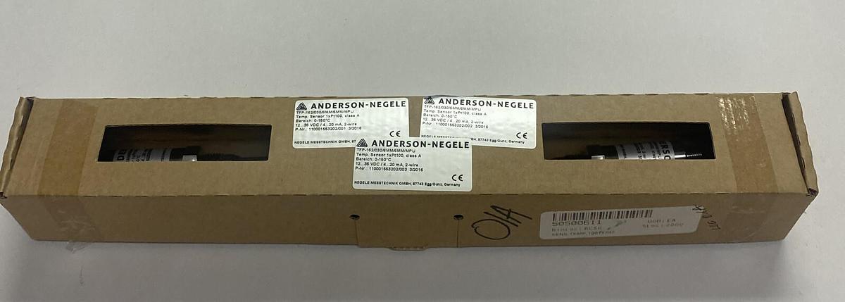 ANDERSON-NEGELE,TFP-162/030/6MM/6MM/MPU,TEMPERATURE SENSOR LOT OF 3 NEW