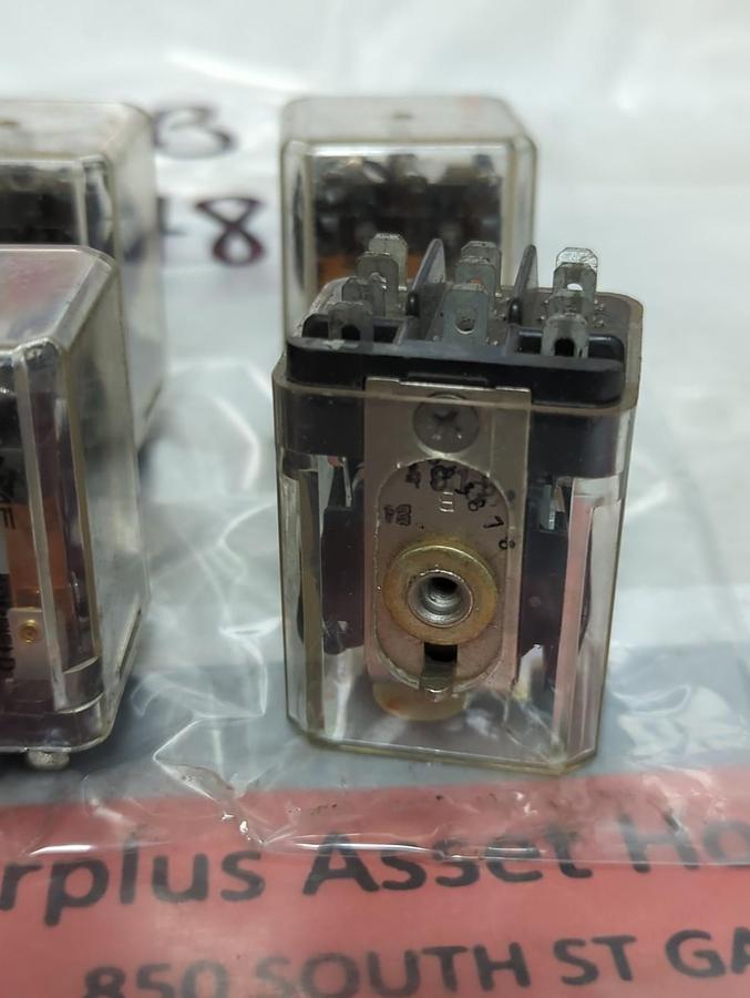 Used POTTER & BRUMFIELD,KU-4818,RELAY LOT OF 6 PRE-OWNED