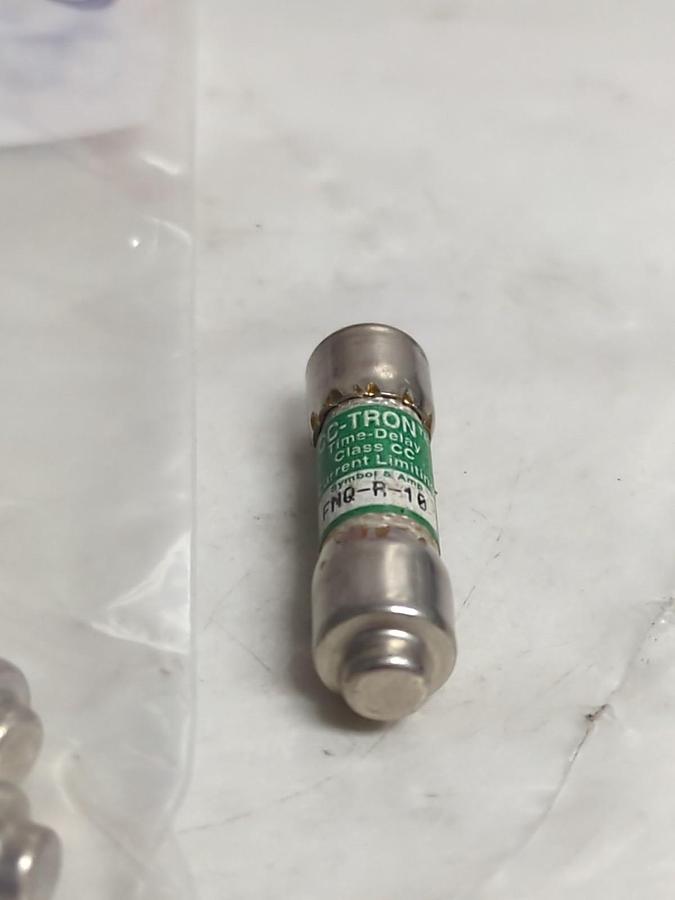 Used COOPER BUSSMANN,FNQ-R-10,CC TRON 10 AMP FUSE LOT OF 8 PRE-OWNED